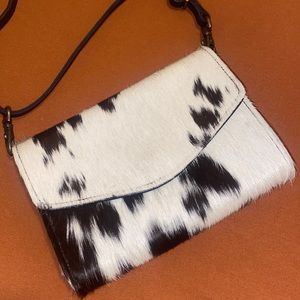 Beautiful real Cowhide small purse/clutch USED ONCE